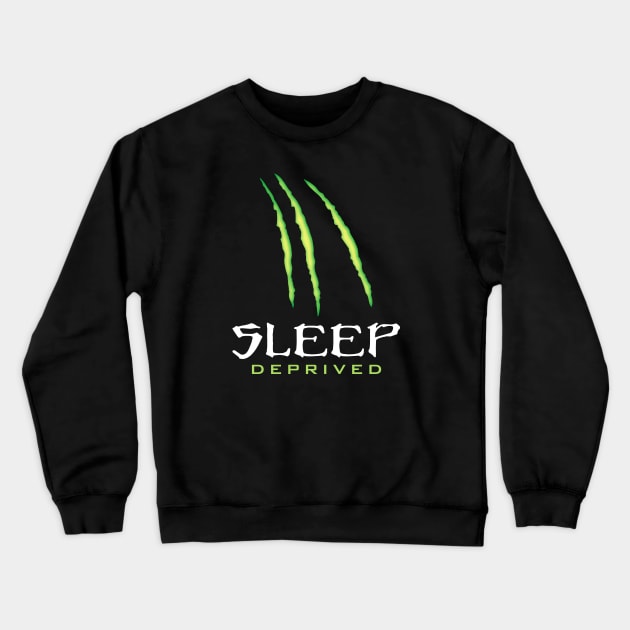 Sleep Deprived Crewneck Sweatshirt by Daemon Manga